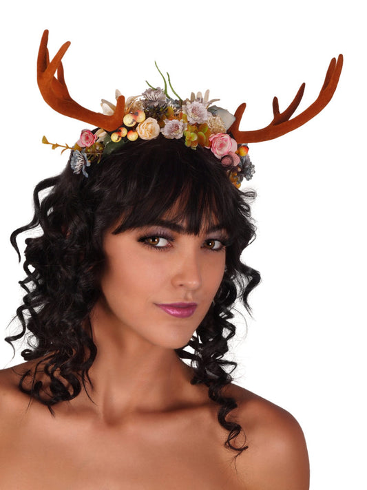 Floral Deer Crown