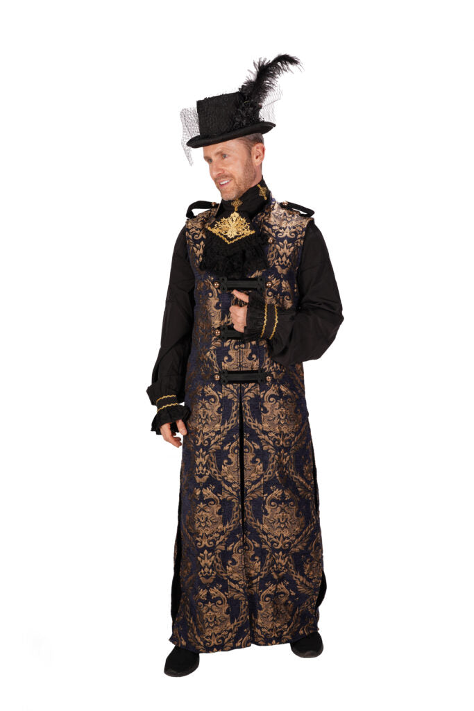 Gothic Damask Military Waistcoat