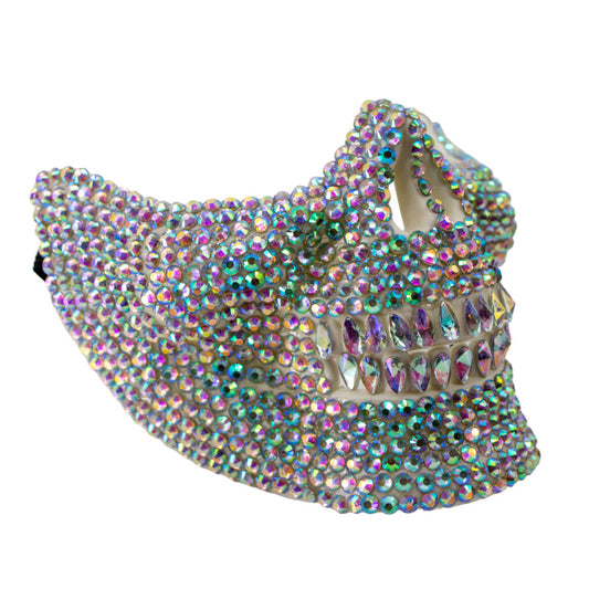 Rhinestone Skull Mask