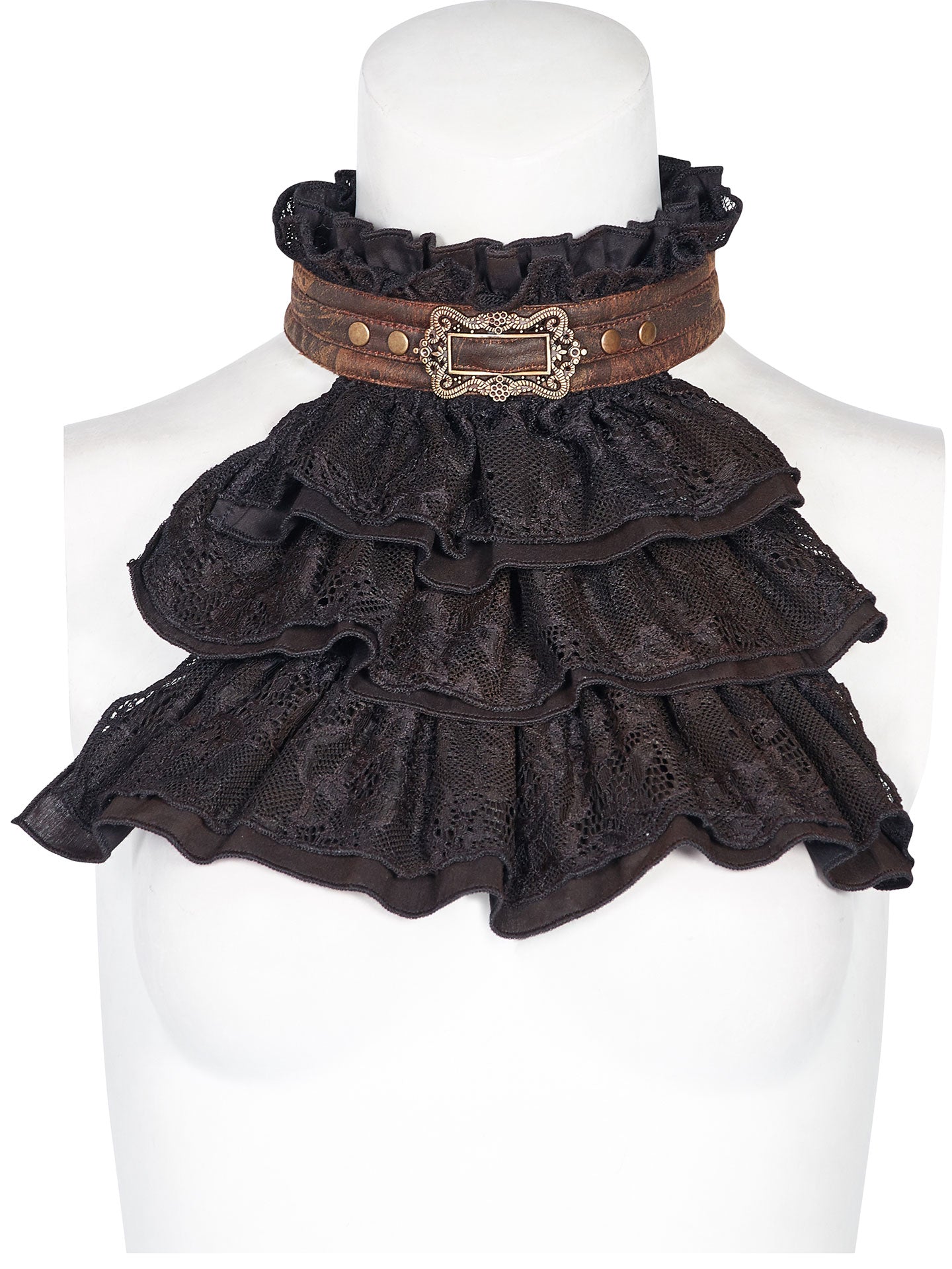 Black Steampunk Neckline