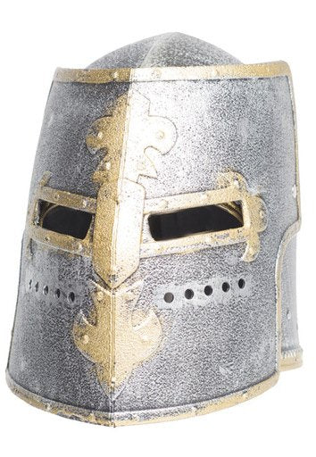 Knight Box Helmet Silver