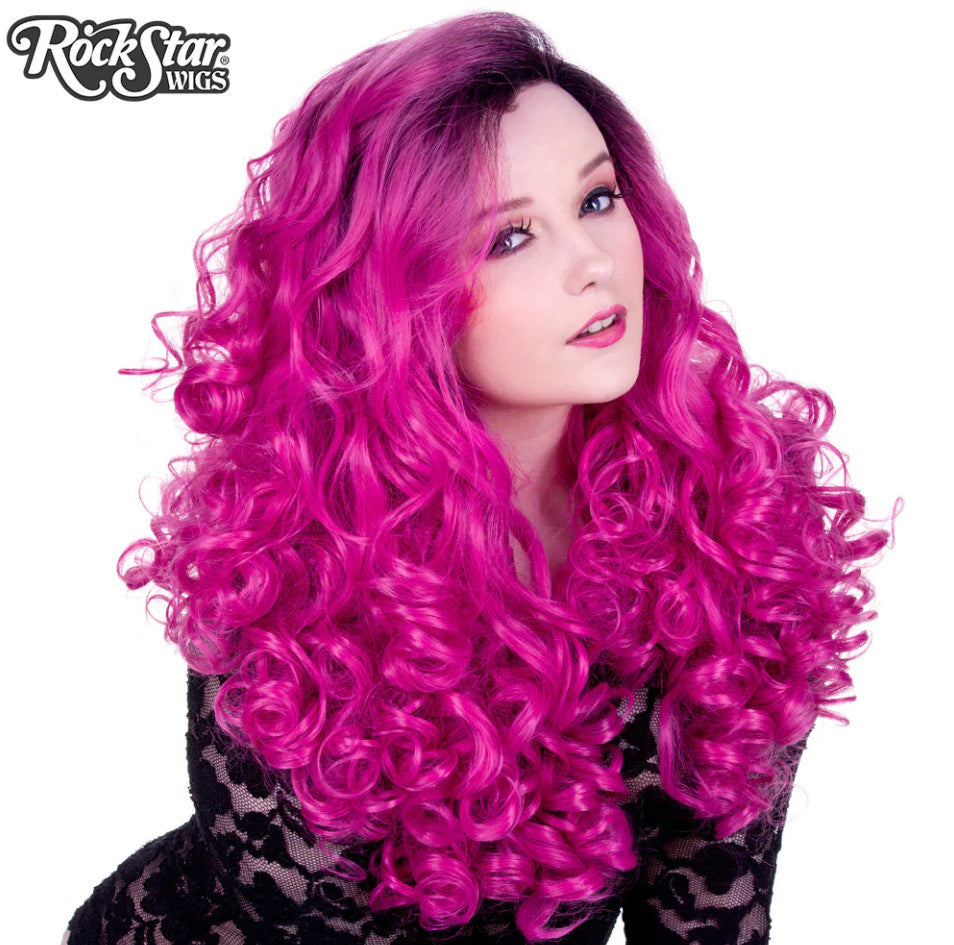 Curly Dark Root Rose Mix