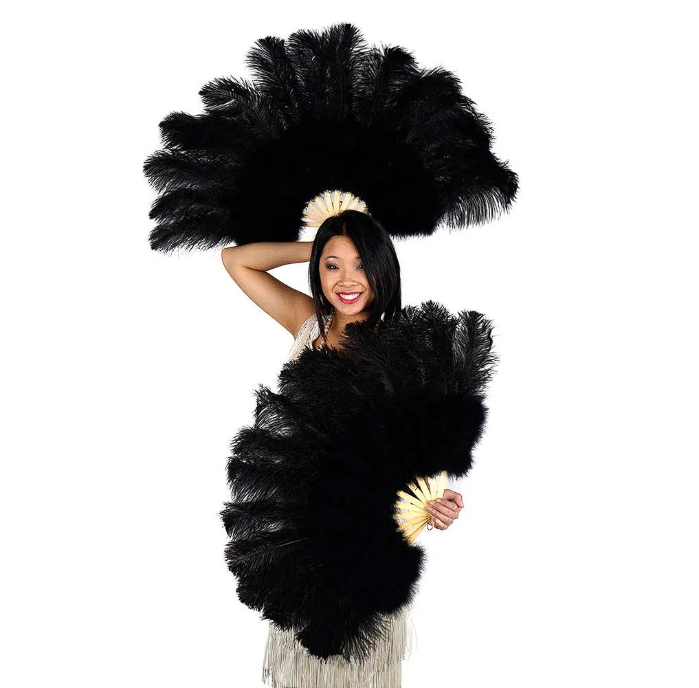 Ostrich Feather Fan