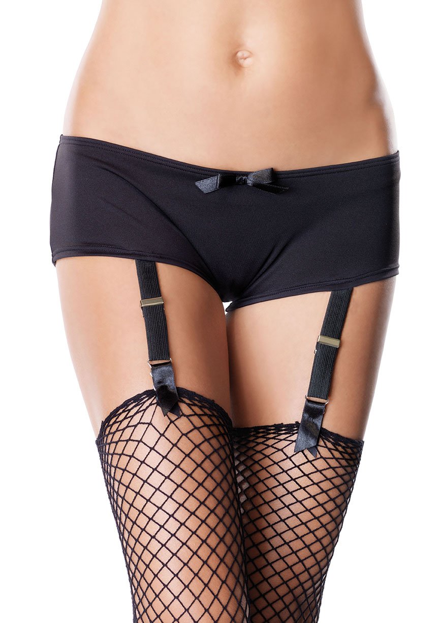 Black Garter Boyshort