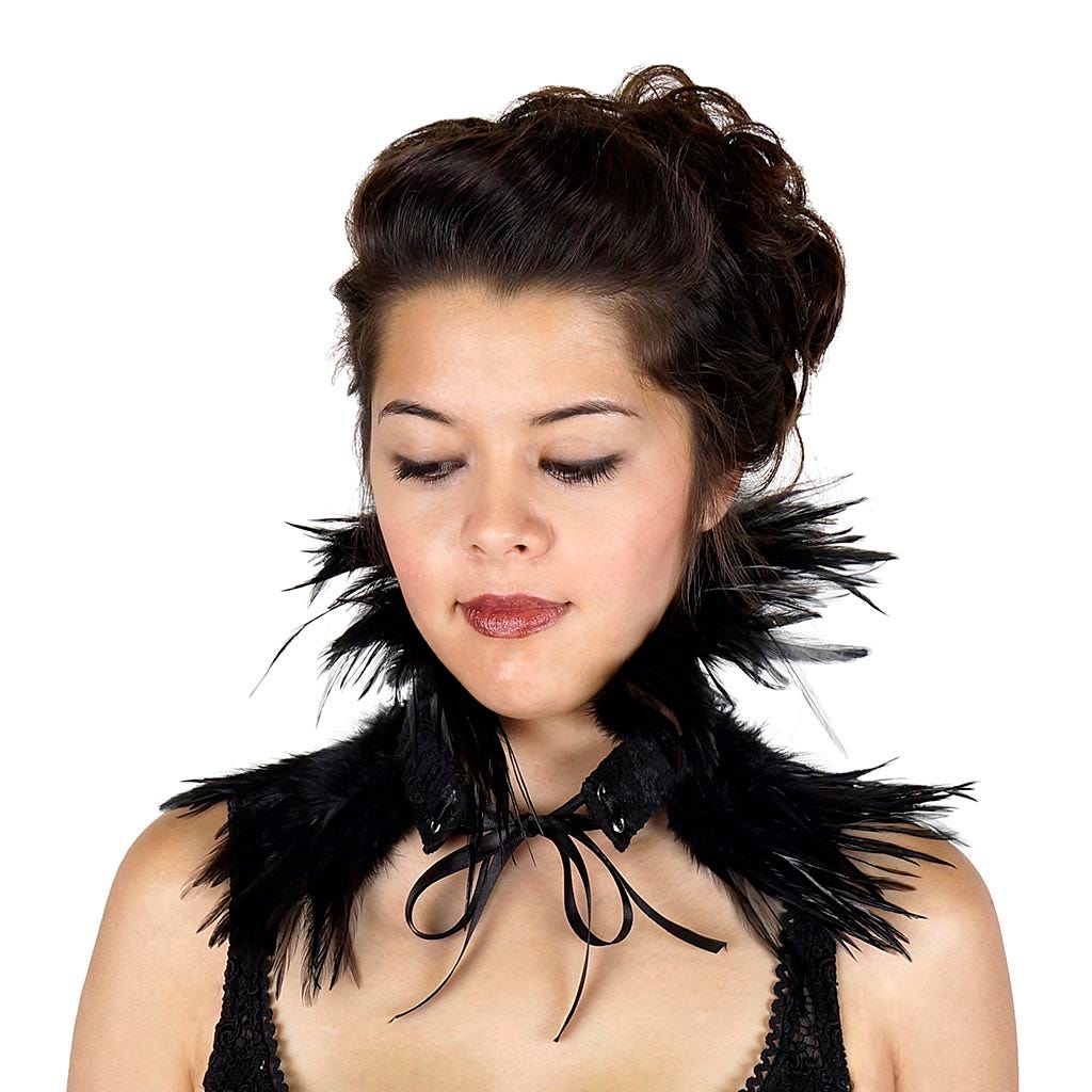 Black Feather Choker