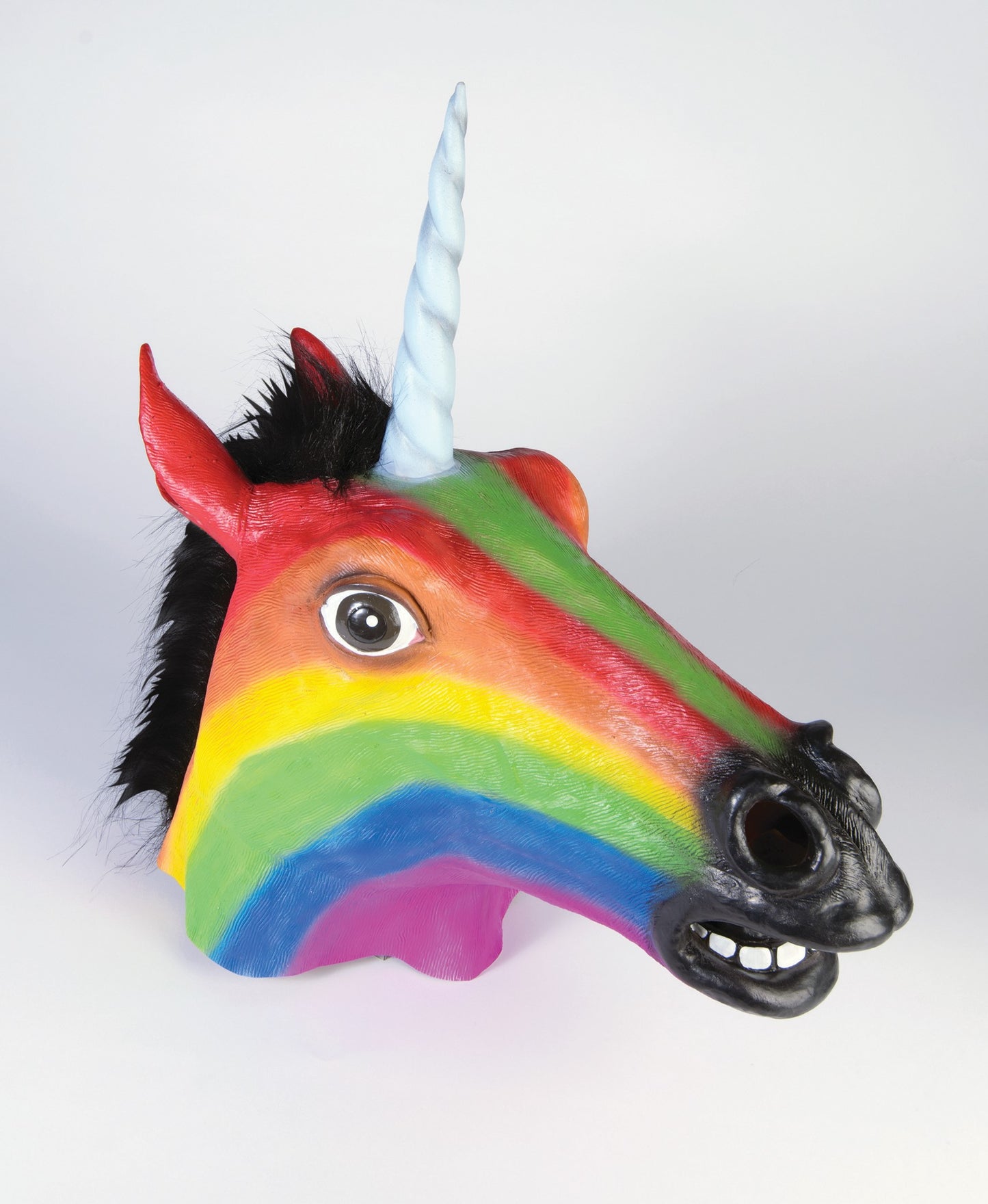 Rainbow Horse Latex Mask