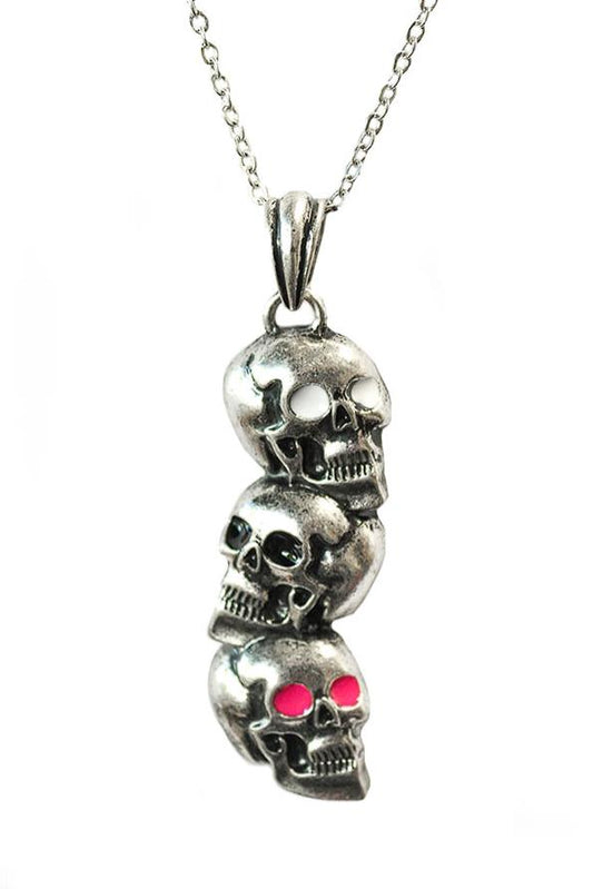 3 Skull Necklace