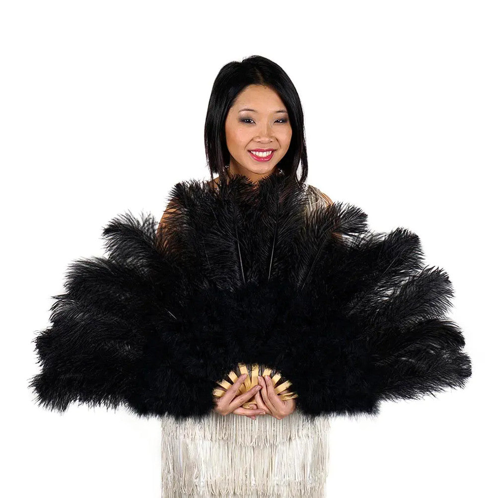 Ostrich Feather Fan