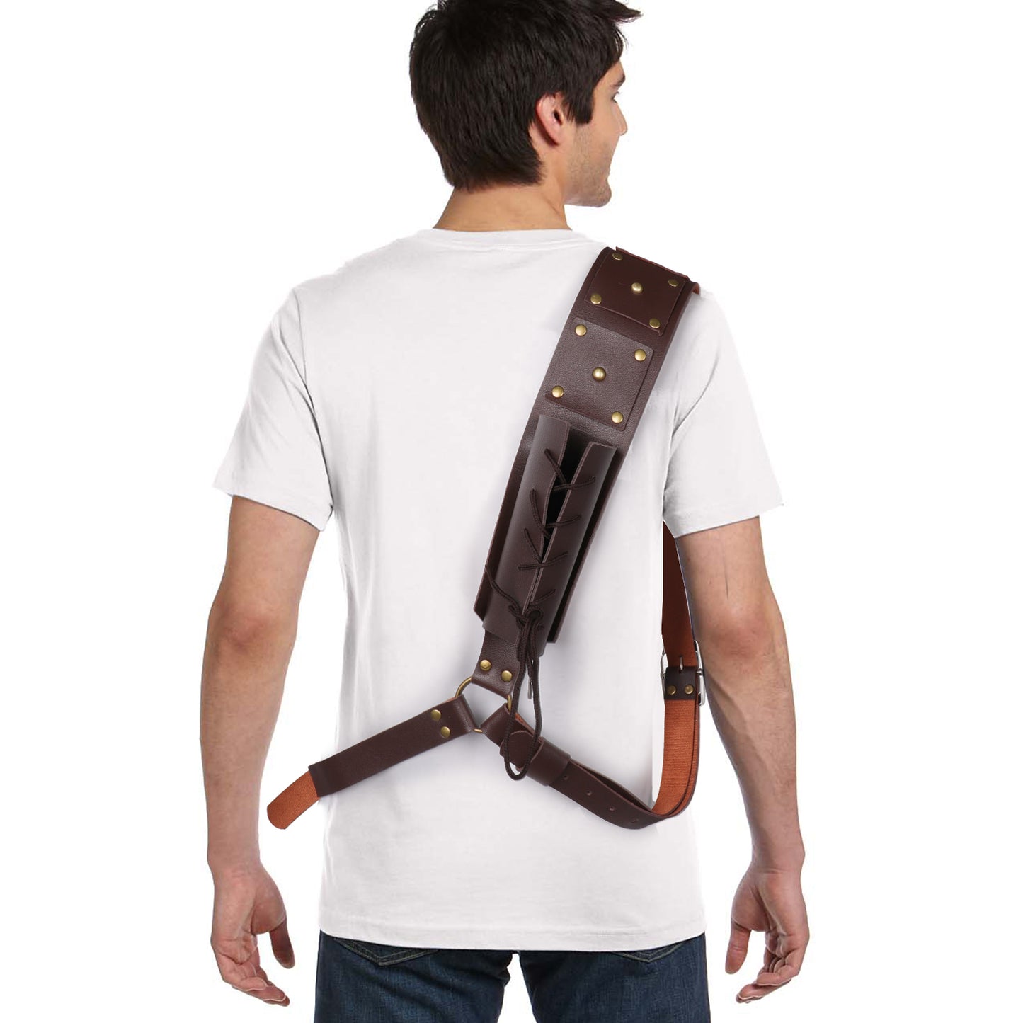 Leatherlike Backstrap Sword Holder