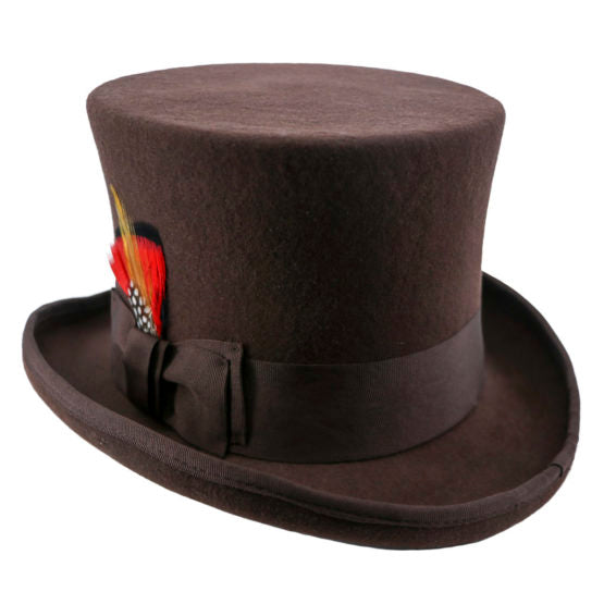 Wool Felt Steampunk Top Hat