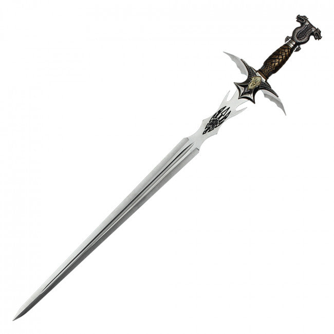 33 1/4" Double Headed Metal Dragon Sword w/ Letter opener