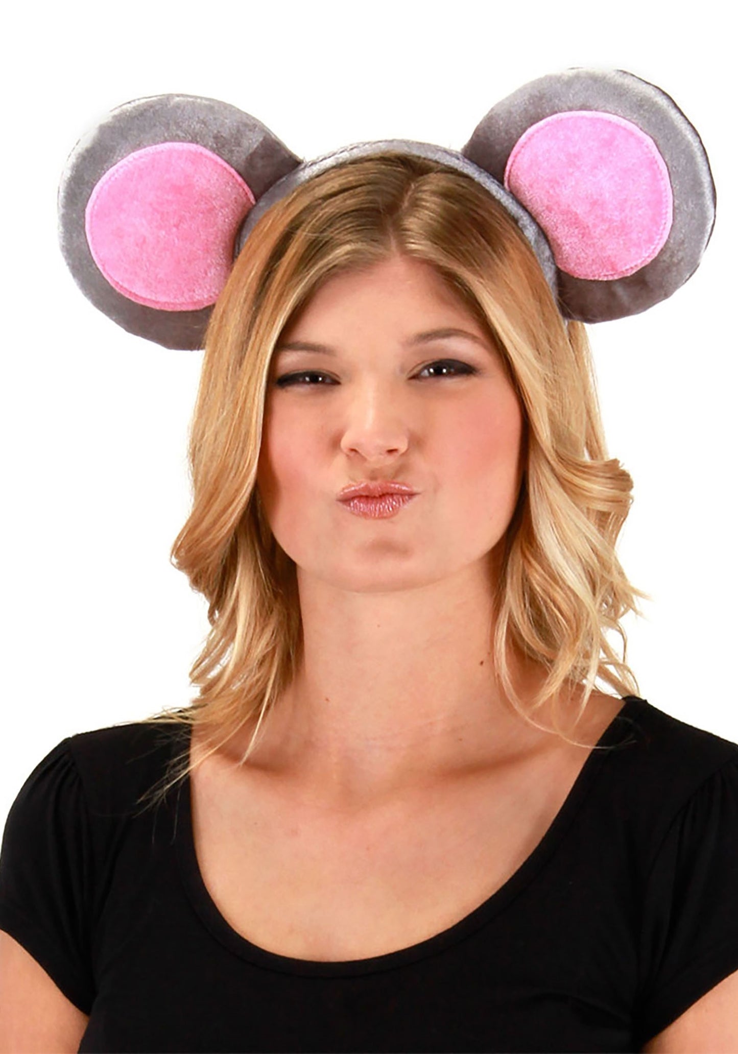 Mouse Gray Ears Headband & Tail Kit