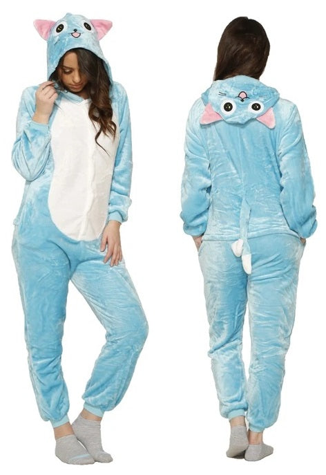 Blue Cat Onesie