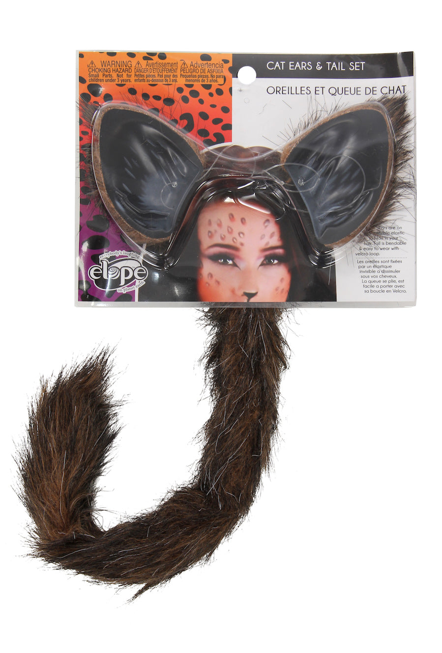 Cat Ears & Tail Brown (Fox)