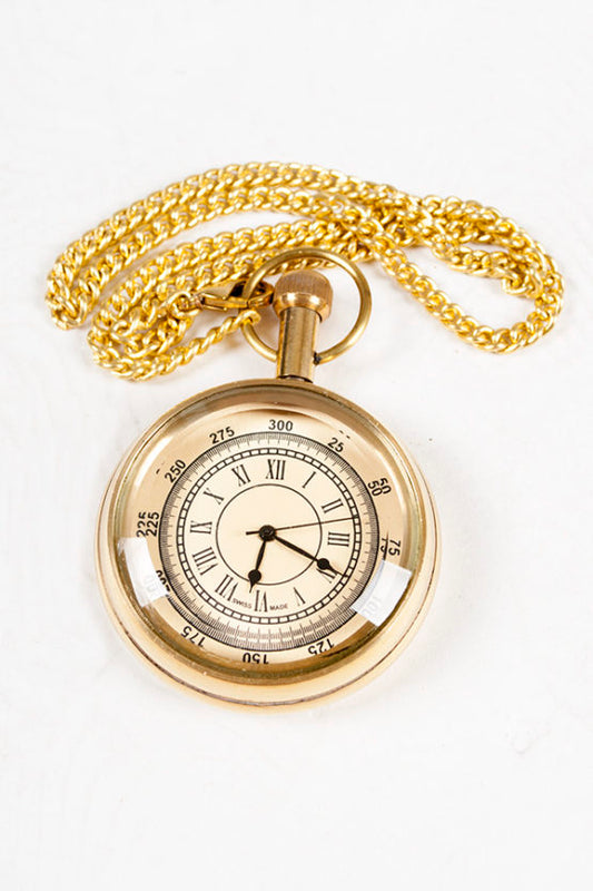 Gold Pocket Watch w/ Chain