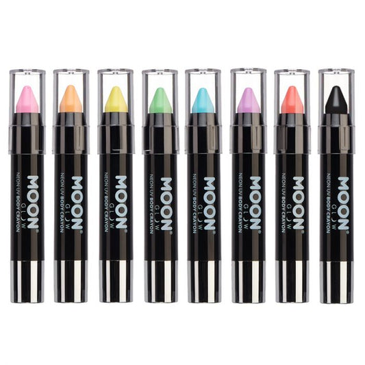 Neon UV Pastel Body Crayons