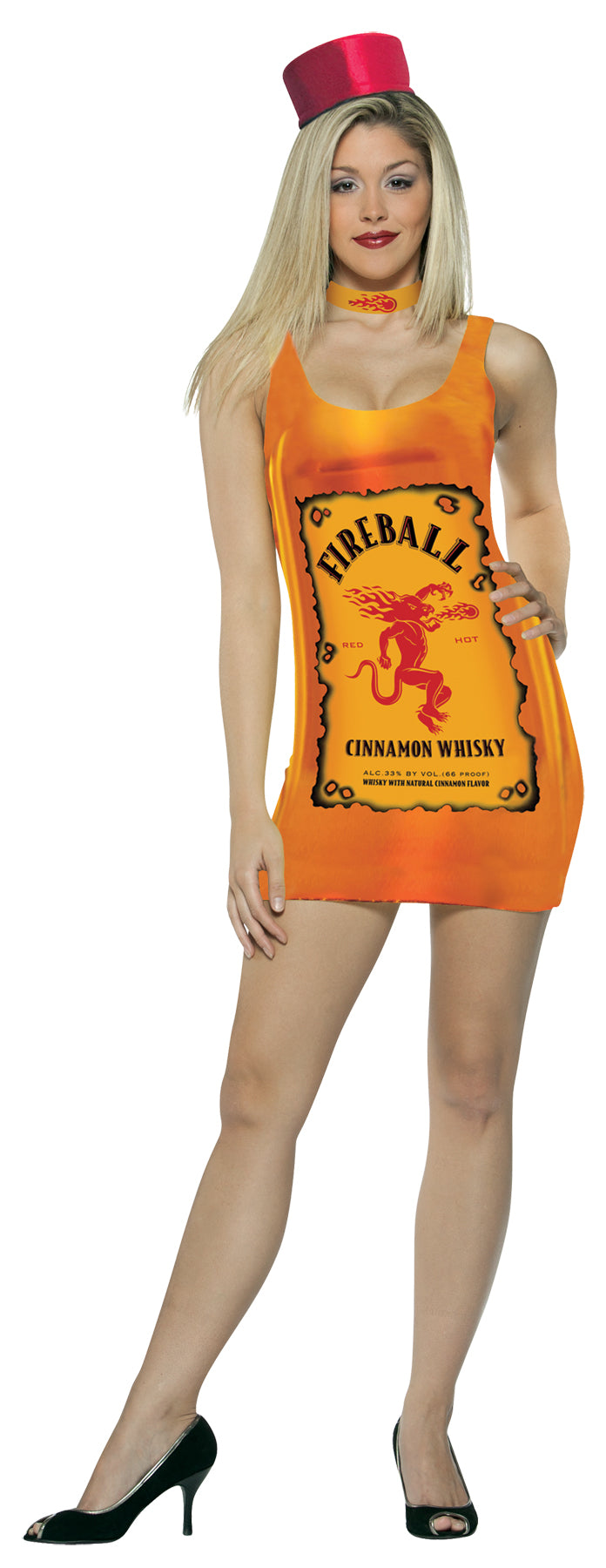 Women's Fireball Bottle Tank Dress