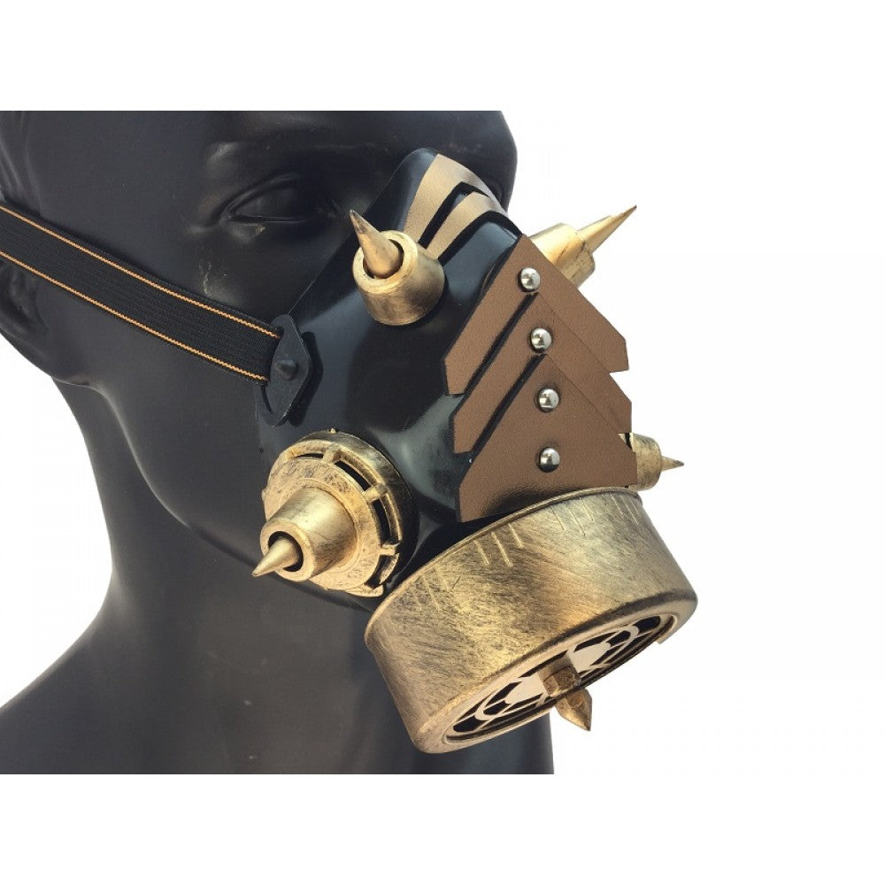 Gold Steampunk Gas Mask