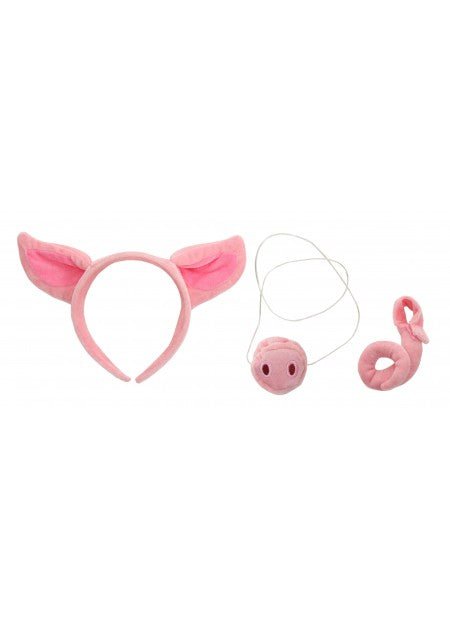 Pig Ears Headband Nose & Tail Kit