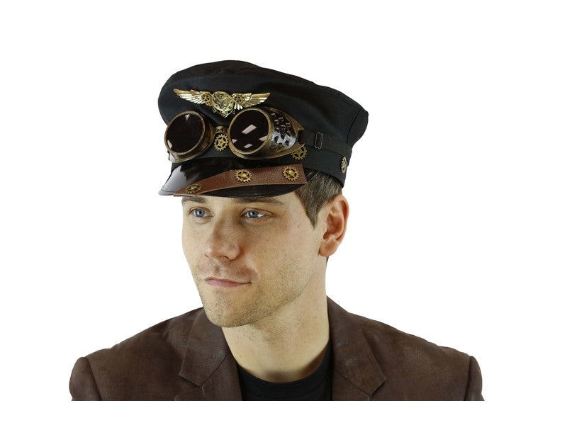 Steampunk Aviator Cap