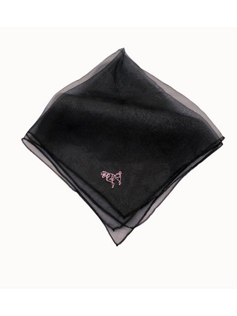 Poodle Scarf Black