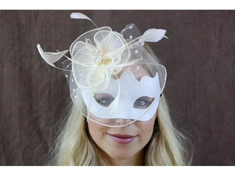 White Masquerade Mask