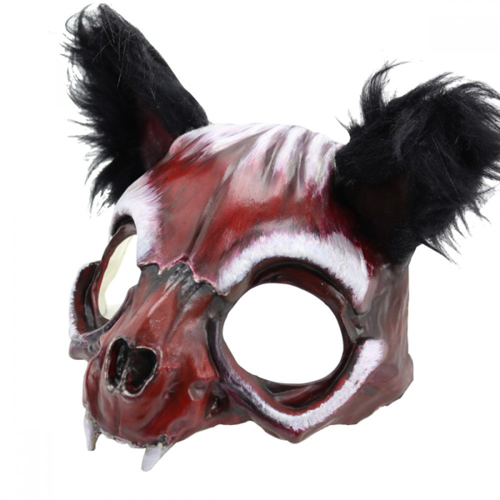 Red Cat Skull Mask