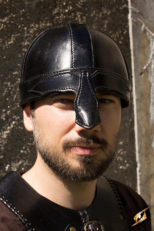 Leather Warrior Helmet