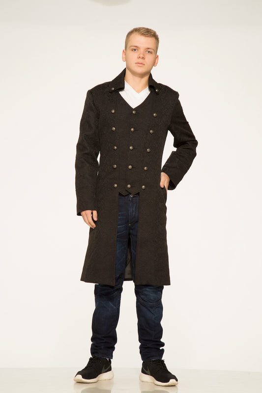 Black Garrick Coat