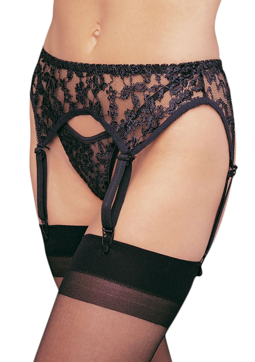 Lace Garter Belt w/ Thong