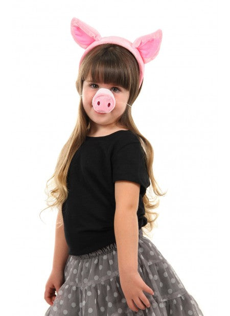 Pig Ears Headband Nose & Tail Kit