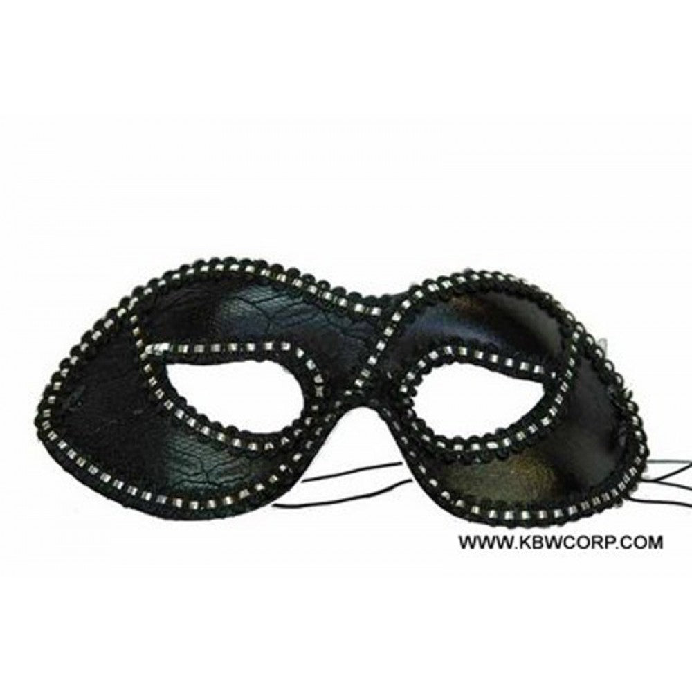 Black Swirl Venetian Mask