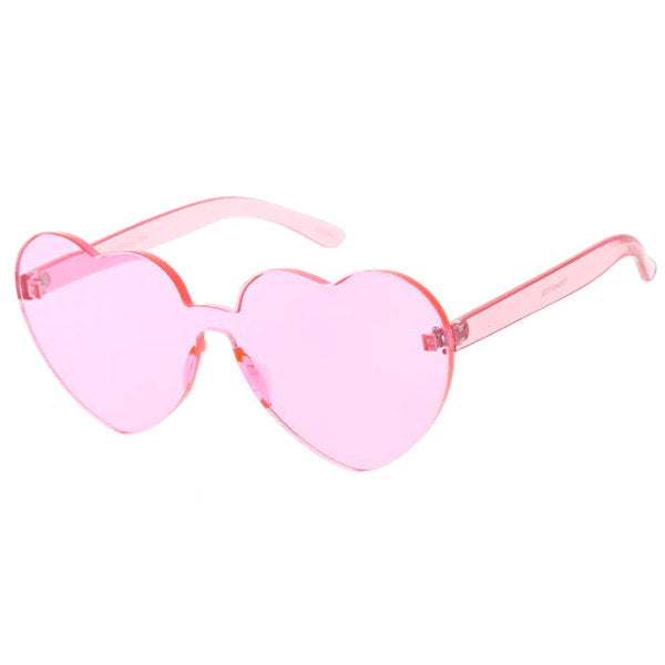 Heart Shaped One Piece Sunglasses