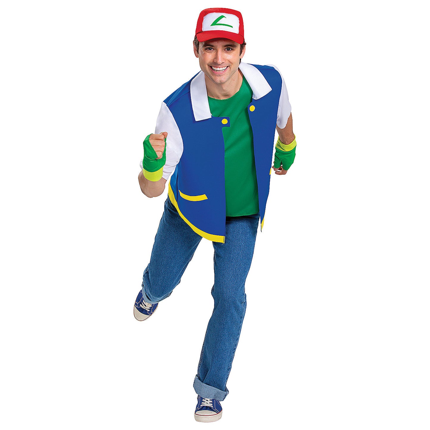 Classic Adult Pokémon Master Ash Ketchum Costume