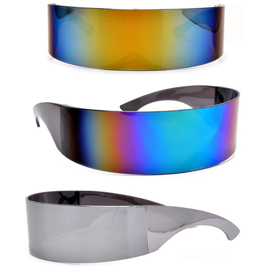 Wrap Around Mirror Sunglasses