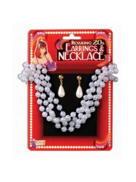 Beige Pearl Earring/Necklace