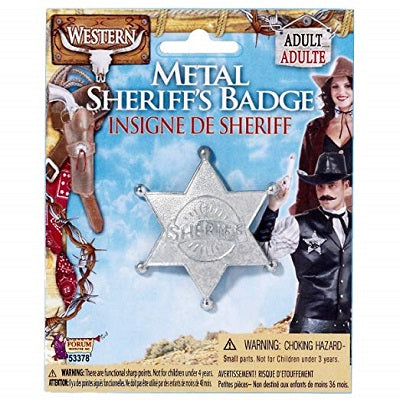 Metal Sheriff's Badge