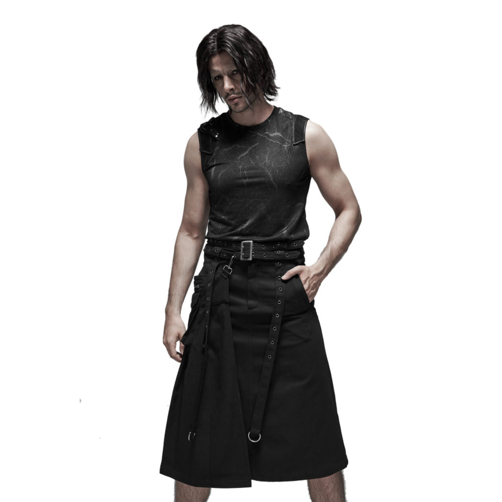 Punk Lighting Sleeveless Vest