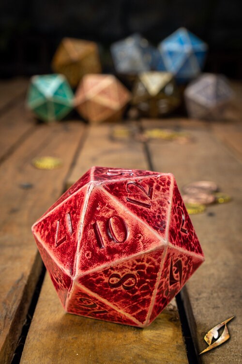 Foam D20 Dice 8.5 cm