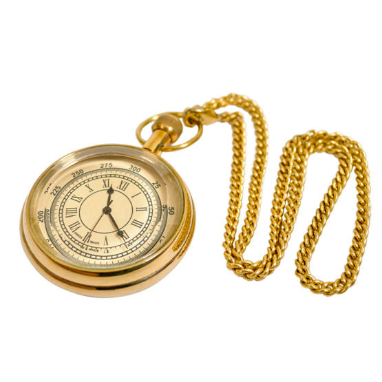 Gold Pocket Watch w/ Chain