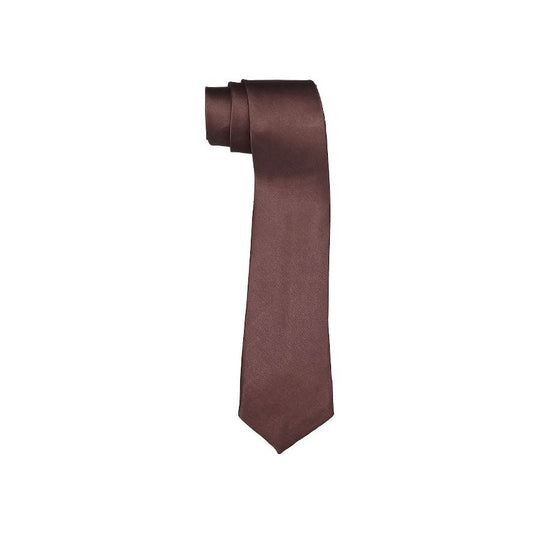 Brown Slim Tie