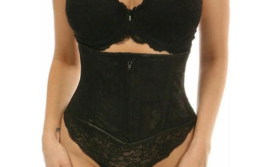 Lavish Black Lace Mini Cincher