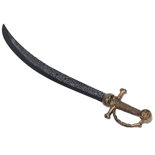 Solid Black Pirate Sword