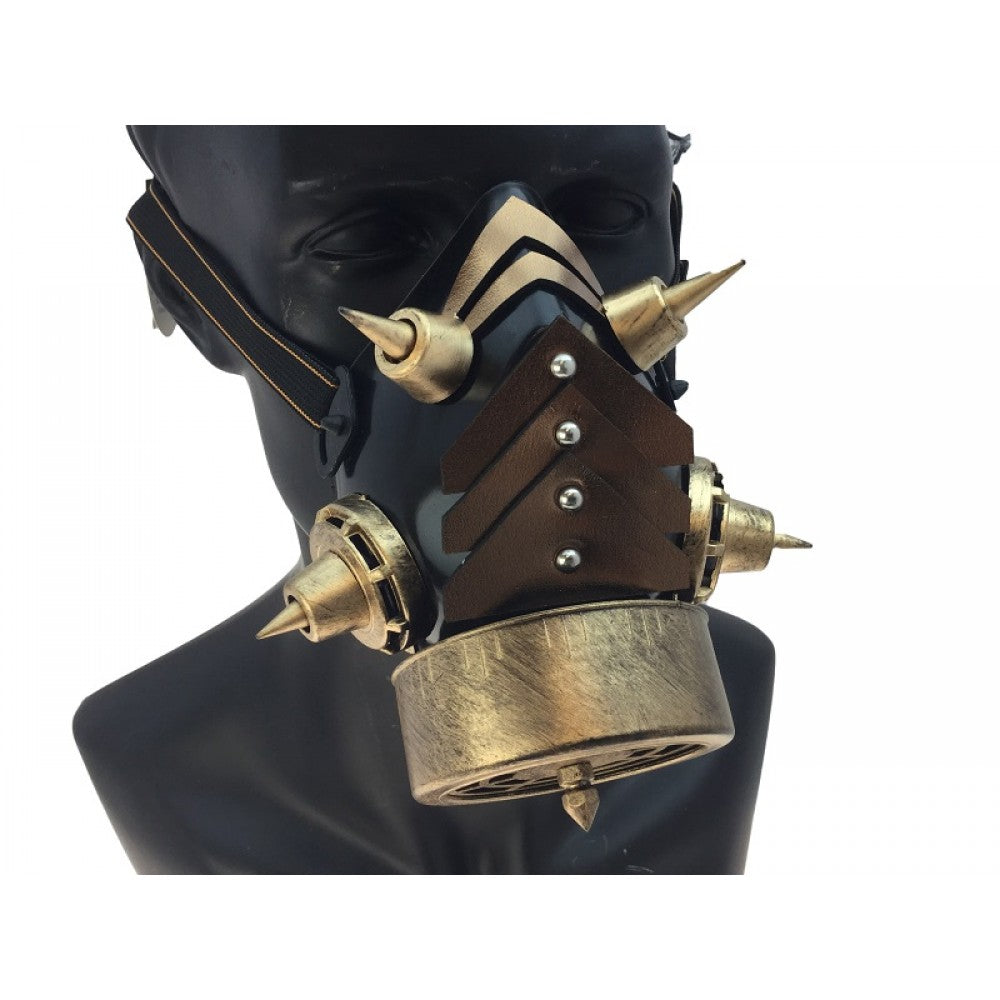 Gold Steampunk Gas Mask