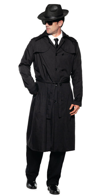 Black Spy Trench Coat