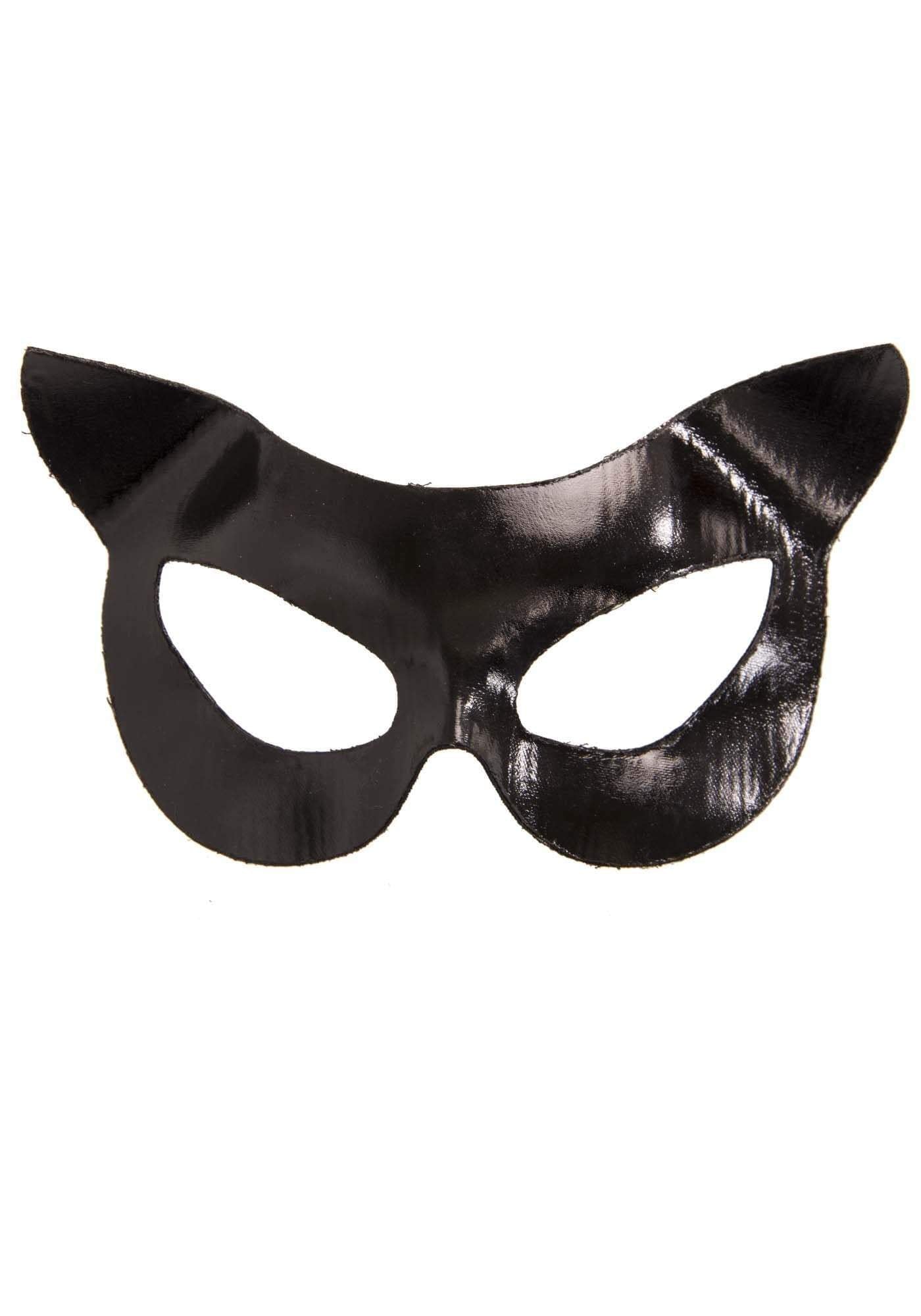 Black Vinyl Cat Mask