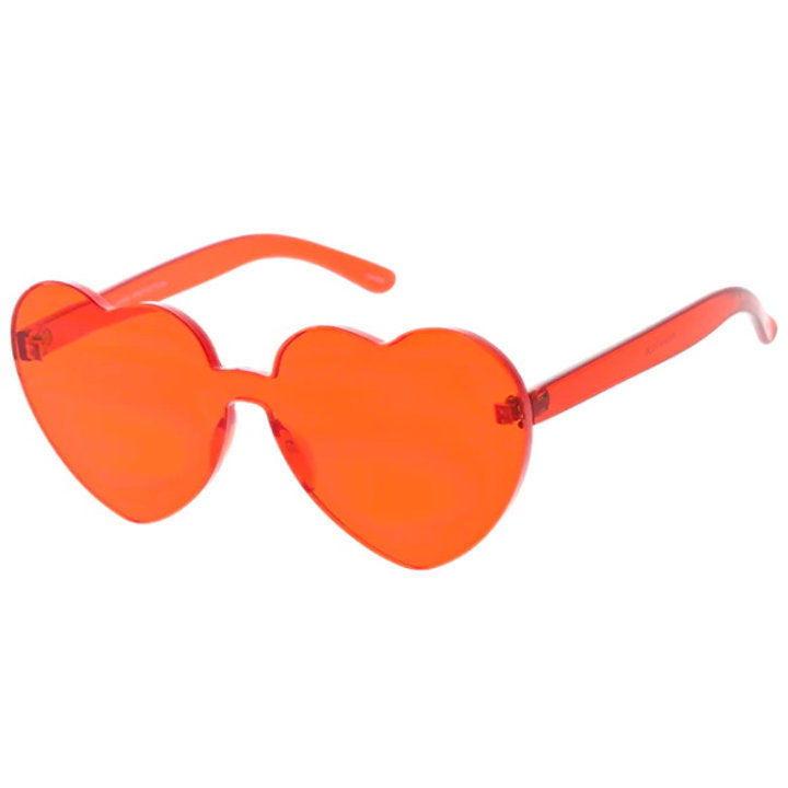 Heart Shaped One Piece Sunglasses