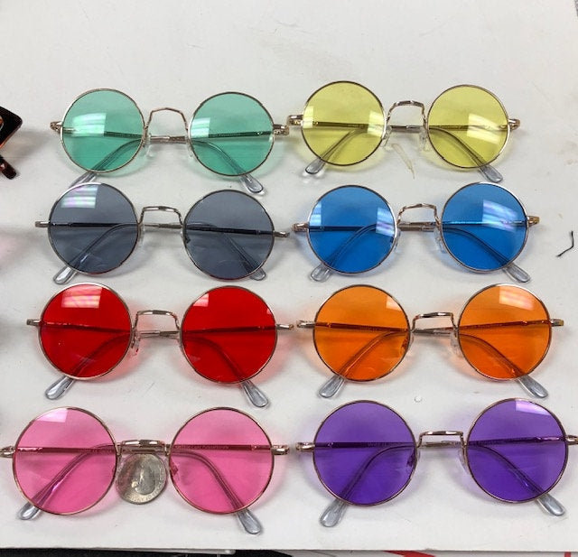 Jewel Lens Lennon Sunglasses