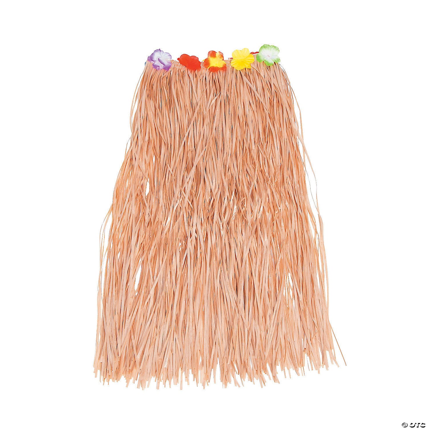 Adult Grass Skirt with Flowers