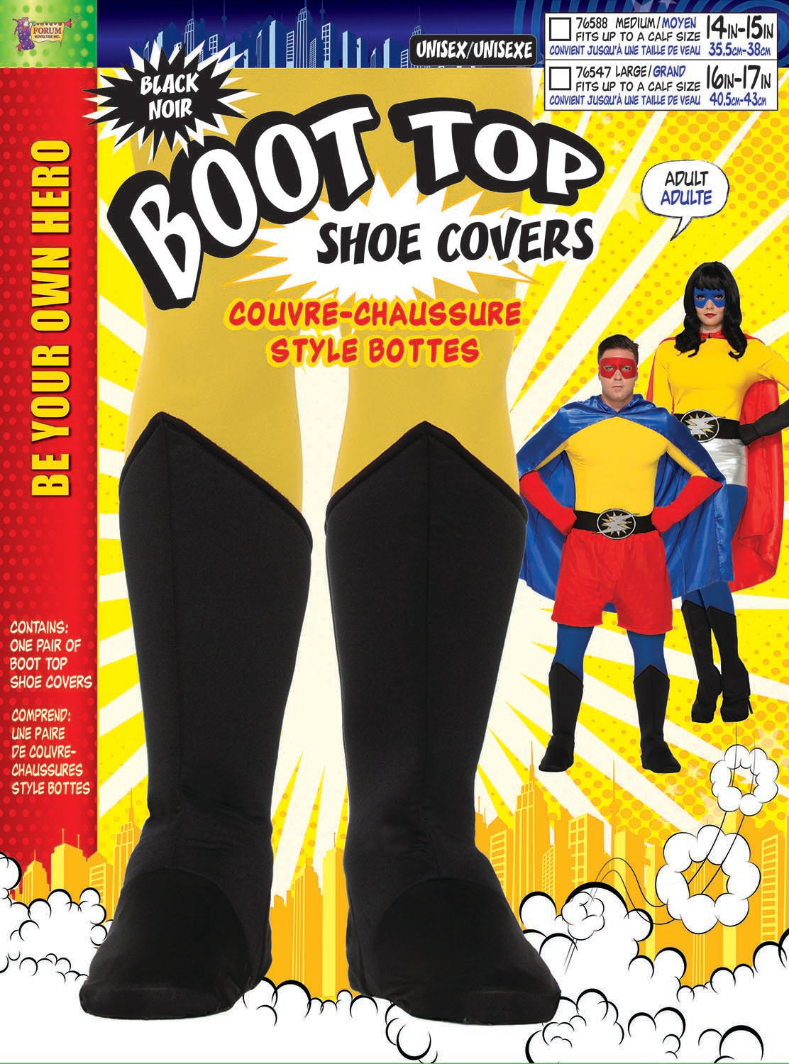 Superhero Boot Top Shoe Covers